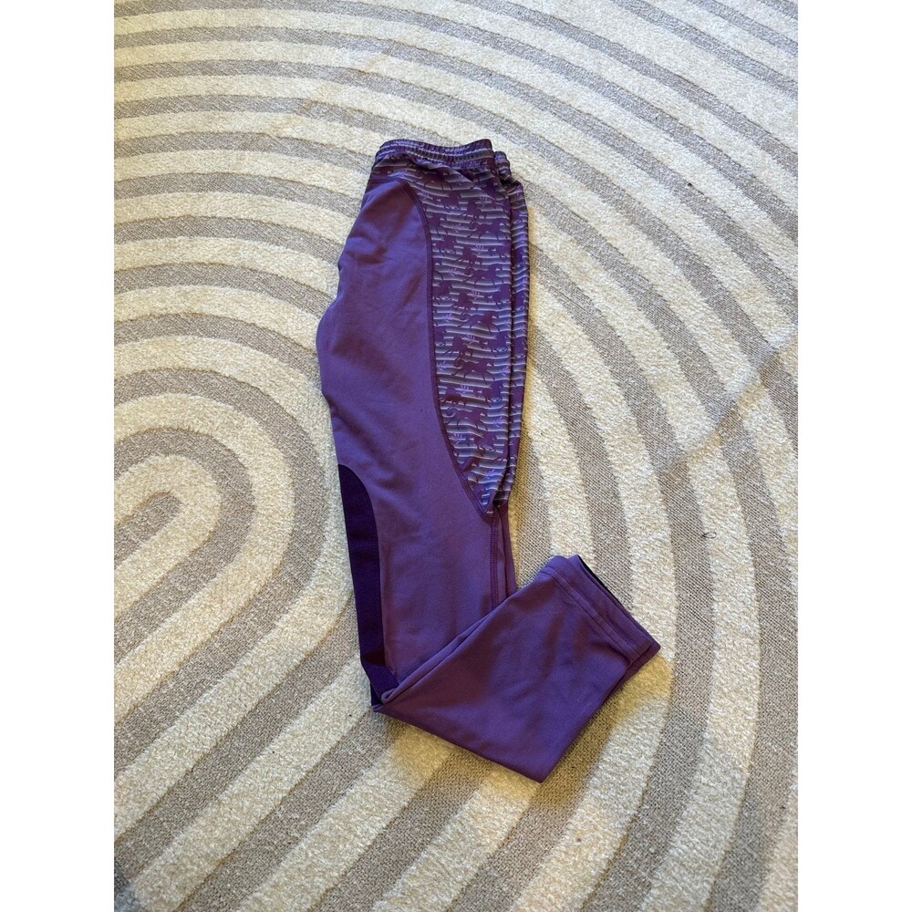 Kerrits Kids Performance Knee Patch purple Tight-L-CassiHorse